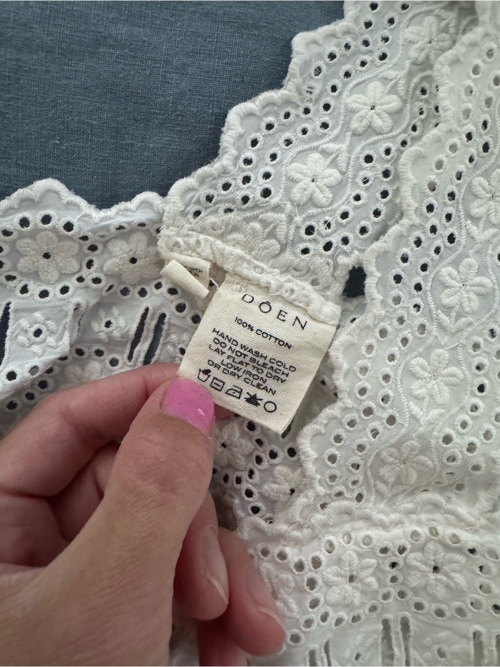 Doen estelle top in white size medium - Picture 4 of 8